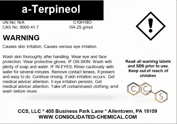 a-Terpineol High Purity Aroma Compound 100ml (3.3 Fl Oz)-1