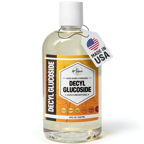 Decyl Glucoside Liquid Surfactant 8 oz 33rd Parallel Soap Co-0