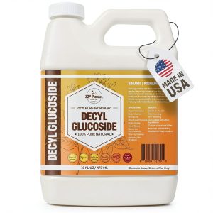 Decyl Glucoside Liquid Surfactant (16 oz) – Naturally Plant Derived – for DIY Skin Care – Use in Facial Cleansers, Body Washes, Shower Gels, Foaming Soaps, Shampoos, Baby Products | 16 Ounces-0