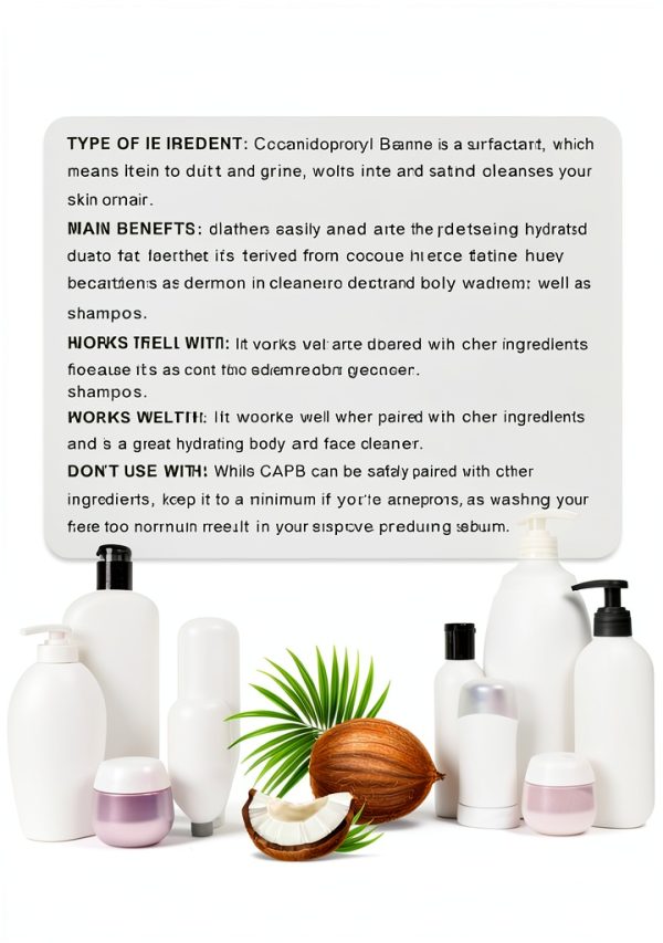 Cocamidopropyl Betaine 946 mL / 32 Ounce -100% Pure Coco Betaine Natural Surfactant Liquid Premium Organic Compounds Derived from Coconut Oil DIY Cosmetics Skincare-8