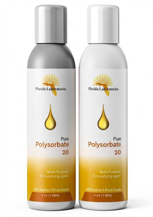 Polysorbate 20 2 x 4 oz Food Grade Kosher Florida Laboratories-0