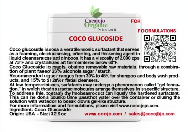 Dr Joe Lab Coco Glucoside Natural Surfactant - Surfactants for Soap Making, Coco Glucoside, DIY Shower Gel, Skin Care, Body and Face Wash, Plant Derived, Natural - 32 Oz-5