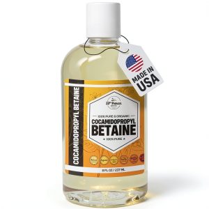Cocamidopropyl Betaine (8oz) Natural Surfactant | Premium Coco Betaine Liquid, Cosmetic Grade, Gentle on Skin | Suitable for Facial Cleansers, Shampoos, Body Washes, Bubble Baths, Soap | 8 OUNCES-0