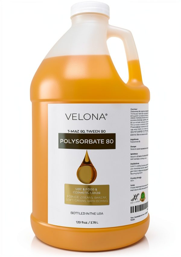 Polysorbate 80 Velona Solubilizer 1 Gallon Food Cosmetic Grade-0