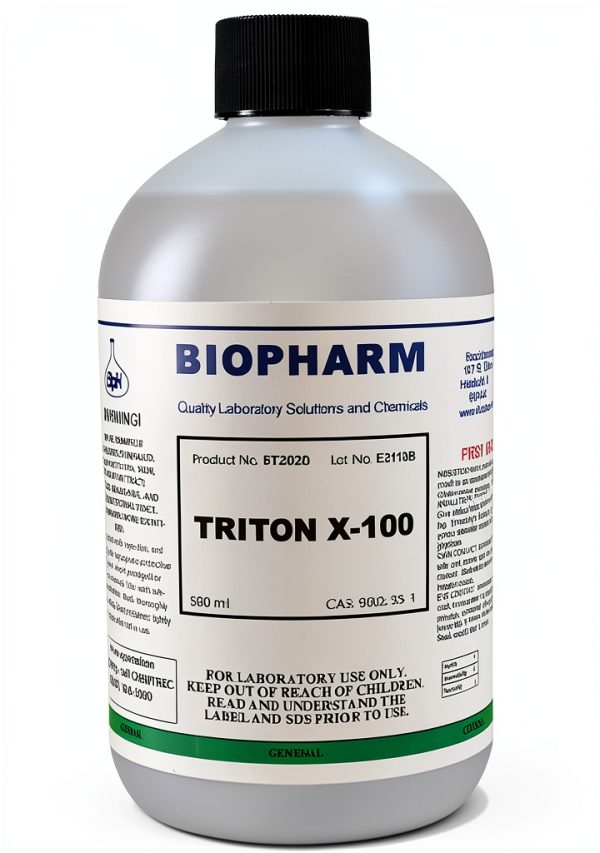 Biopharm Triton X-100 Surfactant — 500 mL (1.06 Pint) | Nonionic Surfactant | Laboratory Cleaning Detergent | Not Diluted-0